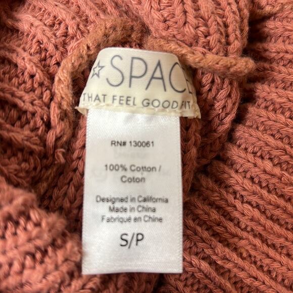 L*Space Jetsetter Sweater Dress Serape Stripe Chunky knit long sleeve turtleneck - Picture 9 of 11